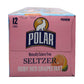 Polar Seltzer Water Ruby Red Grapefruit, 12 Fl Oz Cans, 12 Pack