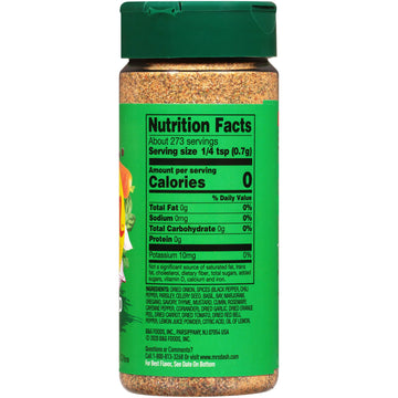 Dash Salt-Free Seasoning Blend, Table Blend, 6.75 Ounce