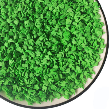 Edible Sugar Green Grass Sprinkles Football Field Cake Cupcake Toppers Cookie Decorations Sweet Dessert Sprinkle for Cake Decora