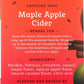 Stash Tea Bag Maple Apple Cider, 18 Count, Pack of 1, Model 0077652084382