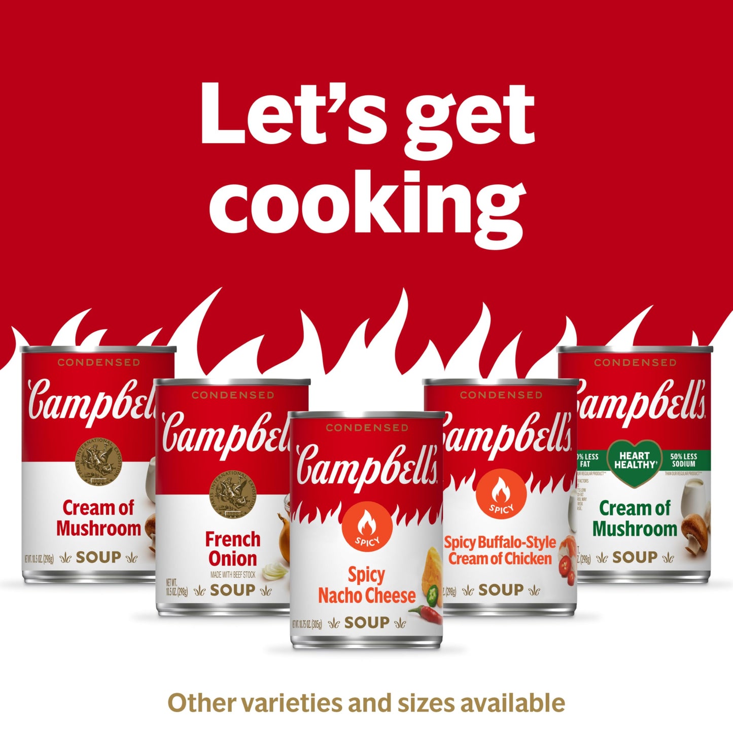 Campbells Condensed Spicy Buffalo-Style Cream of Chicken Soup  10.5 oz Can (Case of 12)