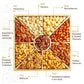 Valentines Day Gourmet Mixed Nuts Gift Basket With Lazy Susan | Xl 2 Lb Platter Includes 9 Assortments Of Premium Nuts - Sleek B
