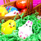 Frankford 18 Count Prefilled Plastic Eggs With Candy Jelly Beans- Assorted Bunnies, Chicks, And Patterned Eggs, Easter Basket St