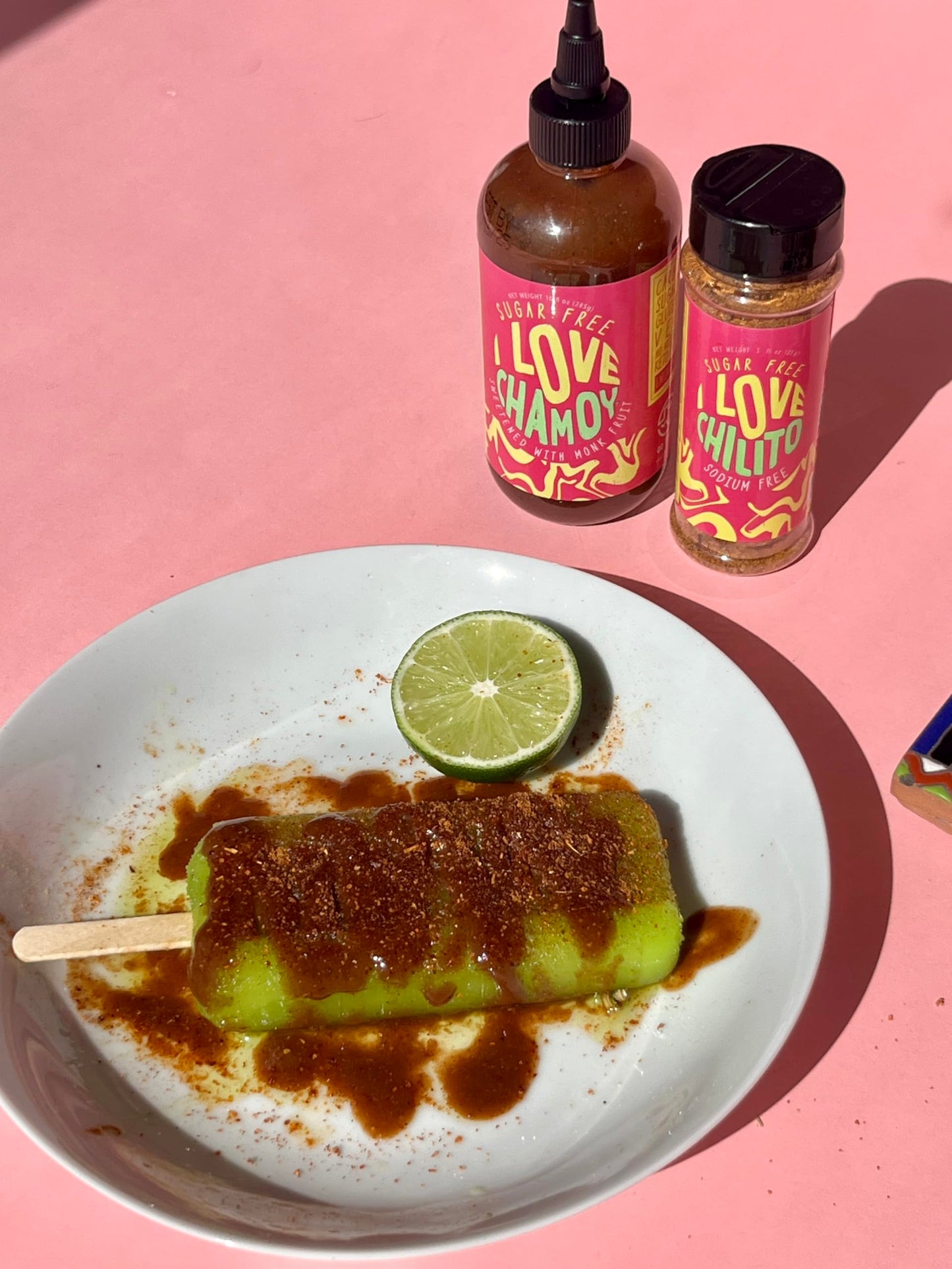 I Love Chamoy Sugar Free Bundle - Includes Chamoy Sauce & Chamoy Powder (Chilito) | Sweet & Spicy Mexican-Inspired Flavors | No