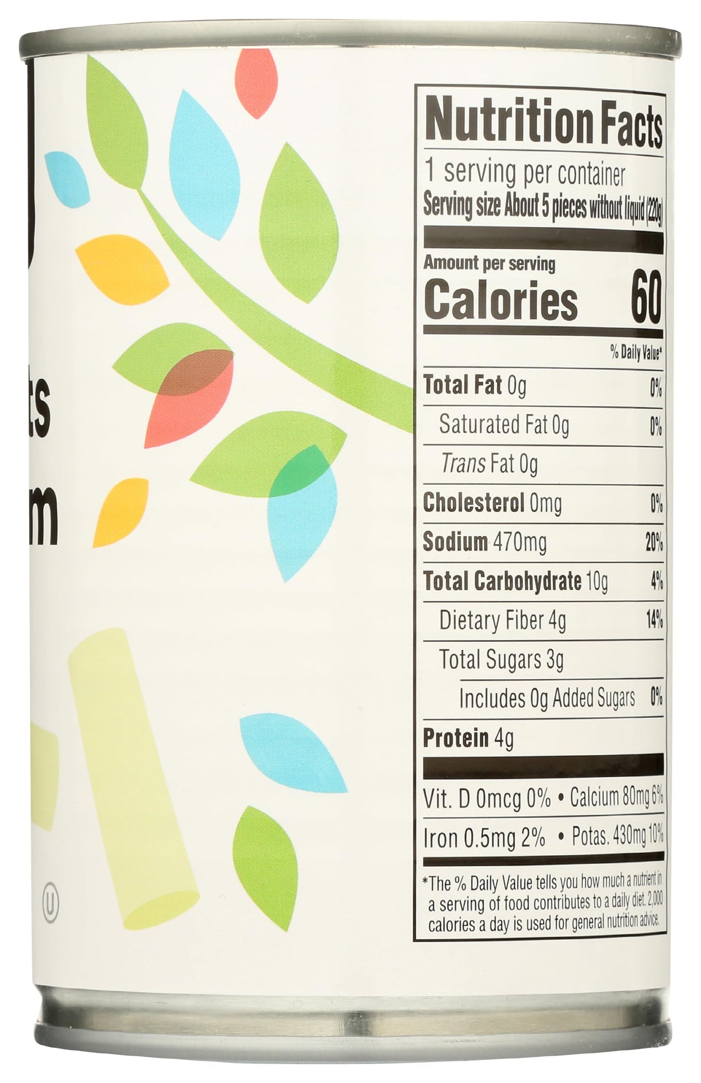 365 by Whole Foods Market Whole Hearts of Palm, 14.1 oz, Vegan, Gluten-Free, Non-GMO