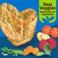 Breton Veggie Crisps Zesty Ranch (Pack Of 12) - Popped Not Fried Crisps, Made With Real Vegetables, Light And Crispy Gluten Free