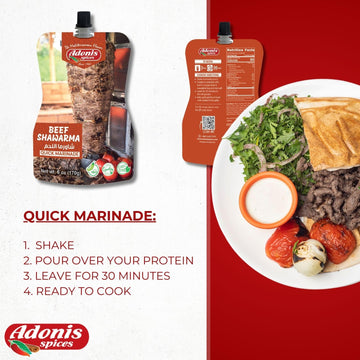 Adonis - Quick Marinade (Beef Shawarma)