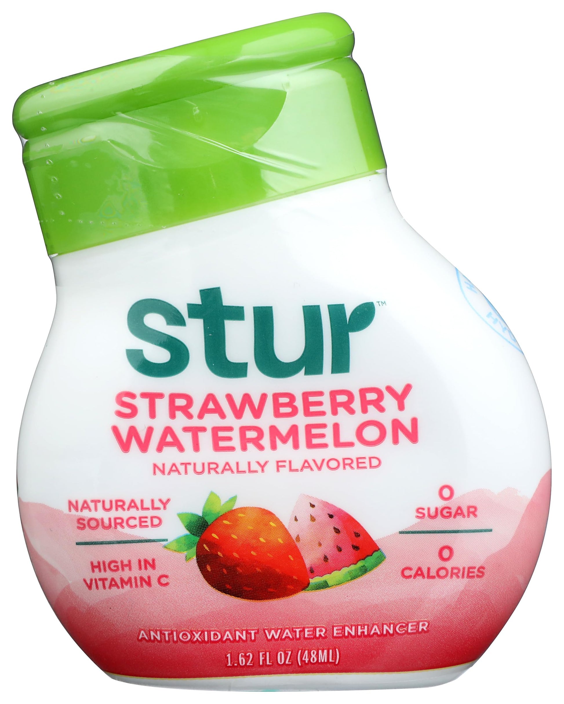 Stur Strawberry Watermelon - 24 servings - Makes over 5 litres of drink. High in Vitamin C. All Natural Stevia Water Enhancer. N
