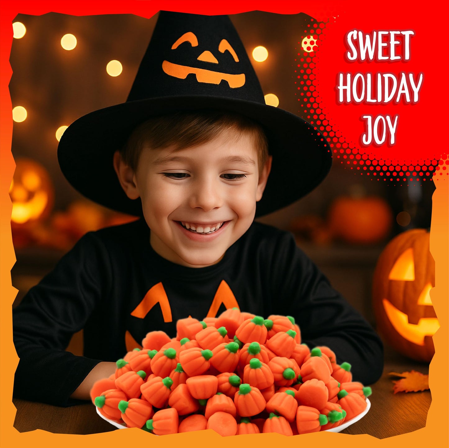 Mellowcreme Pumpkins | Bulk 3-Pound Bag | Classic Halloween Candy | Old Fashioned Fall Candy for Parties, Holiday Baking, Autumn