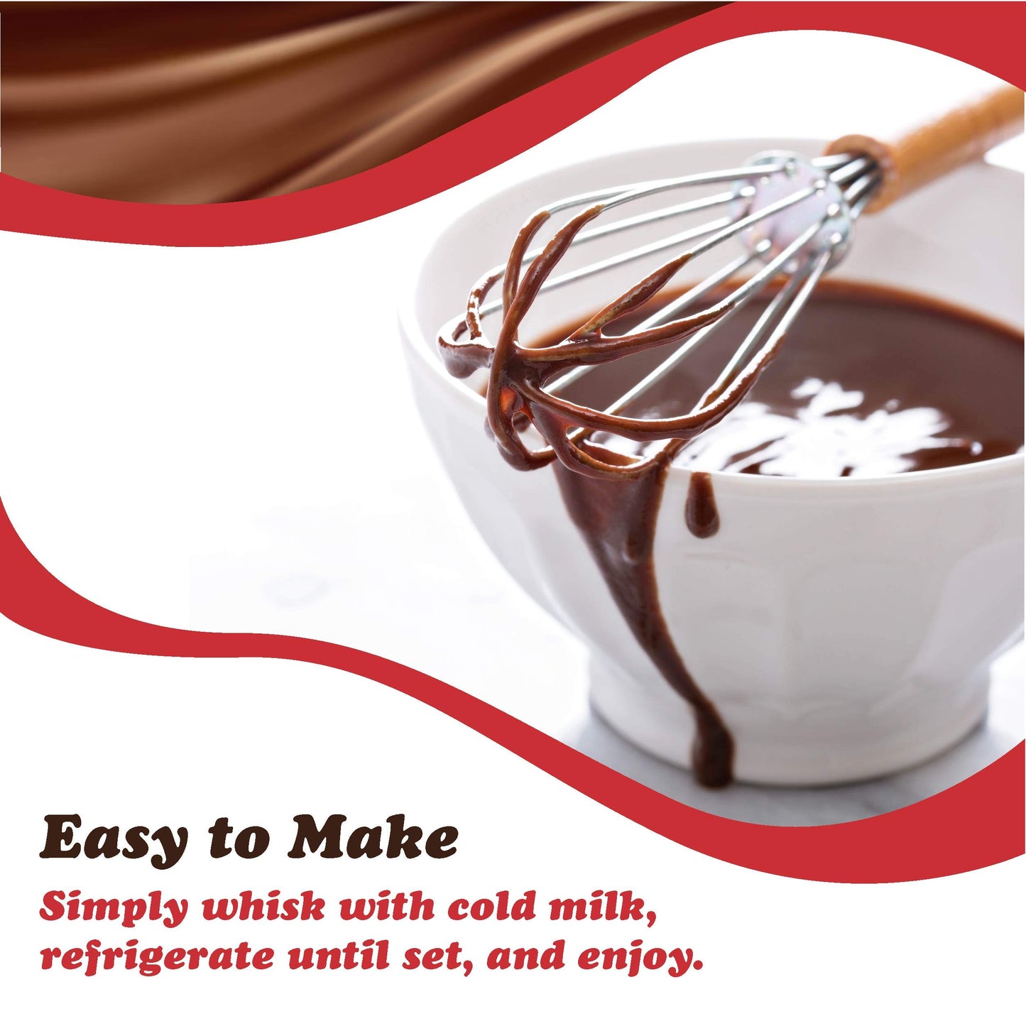 Dove Dark Chocolate Pudding Mix and Pie Filling, 4 Servings, 3.34 Oz, 12 Count, Kosher