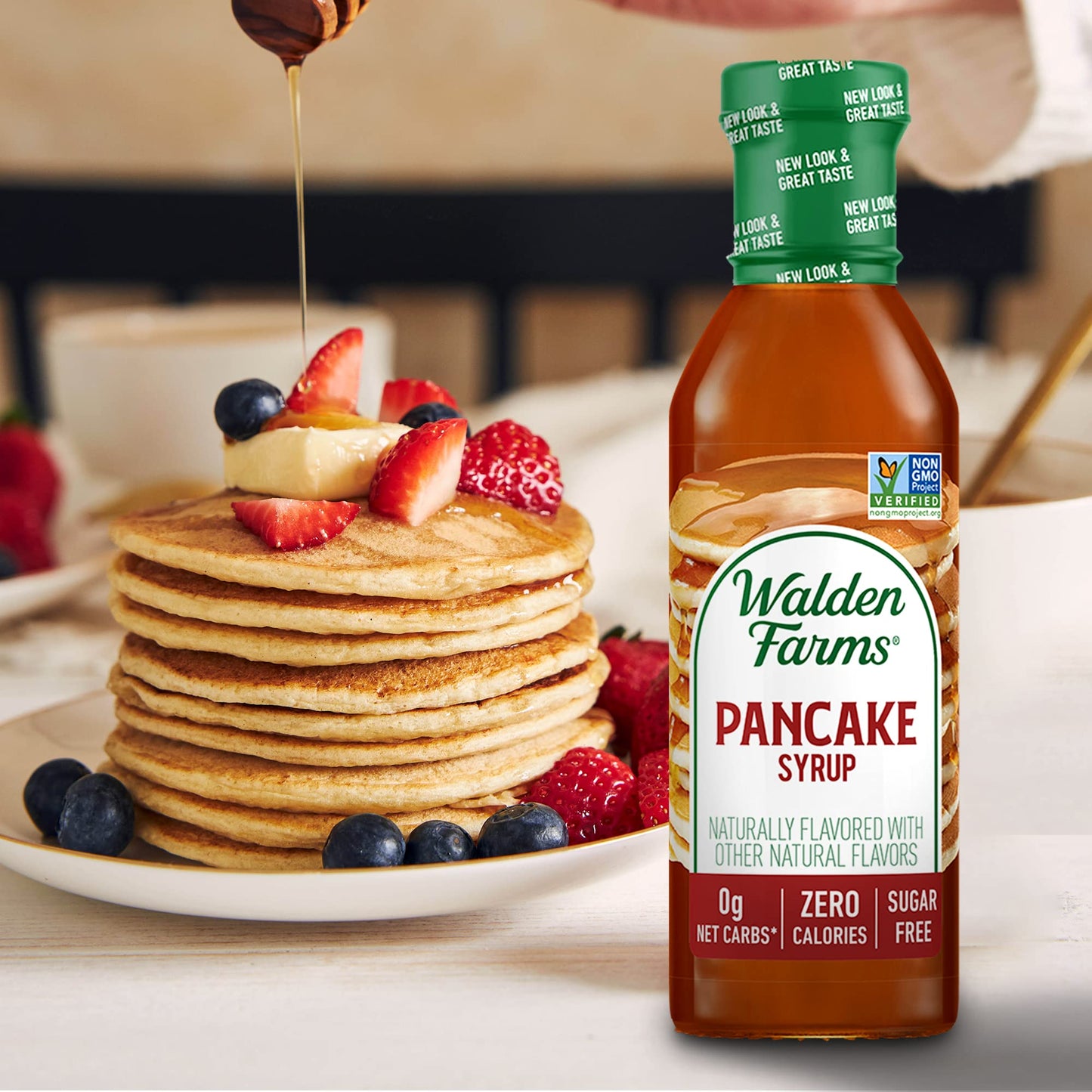Walden Farms- Calorie Free Pancake Syrup- (Pack Of 2 12 Oz Bottles)