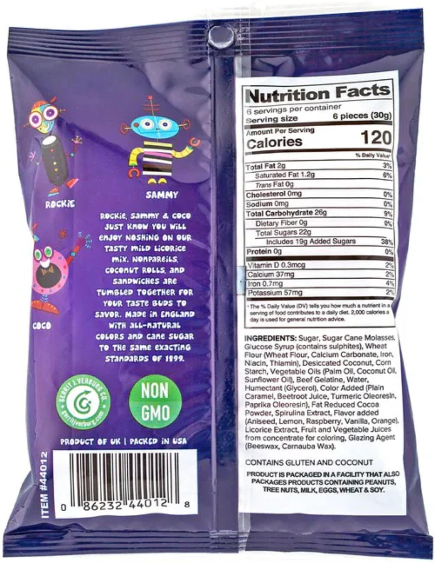 Gustaf'S Allsorts Gourmet English Licorice - Natural Color & Flavors - 6.3 Oz Bag (Pack Of 3)
