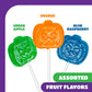 Halloween Lollipops - 2 Pound Box - Halloween Candy Bulk - Individually Wrapped Pumpkin Suckers - Trick or Treat Candy - Assorted Fruit Flavors - Blue Raspberry  Apple  Orange