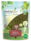 Food to Live Organic Spinach Powder, 4 Ounces - Non-GMO, Finely Ground Dehydrated Leaves, Pure, Vegan, Kosher, Bulk. Source of F