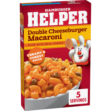 Hamburger Helper Double Cheeseburger Macaroni, 6.0 Ounces, 12 Per Case.