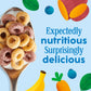 Cheerios Veggie Blends Breakfast Cereal, Blueberry Banana Flavored, Made With Fruits And Veggies, Family Size, 18 Oz