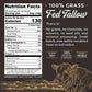 Beef Tallow for Cooking | Pasture Raised Grass Fed Beef Tallow | Paleo & Keto Friendly  100% Grass Fed & Finished Beef Fat | The Maple Valley  14 oz