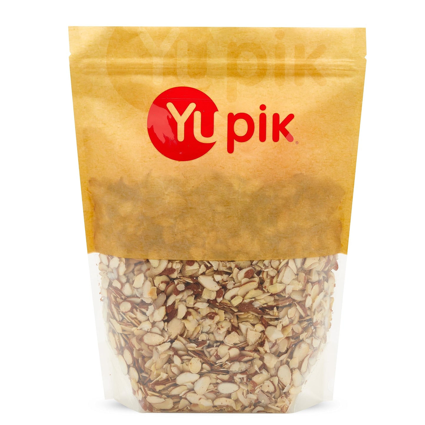 Yupik Sliced California Almonds With Skins, 2.2 Lb, Unblanched, Gluten-Free, Kosher, Raw, Good Source Of Protein, Fiber, Iron &