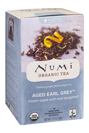 NUMI TEA BLK TEA,OG2,AGD EARL GREY, 18 BAG12