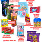 Chamoy + Cotton Candy Pickle Kit x3 Pickles (21 Pcs) Chamoy, Blue Raspberry Pickle + Extra Hot Chili Lime Pickle, Takis, Fruit B