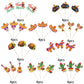 YCTHUNFISH 40 Pack Cupcake Toppers - Cactus, Donkey, Maraca, Sombrero, Pepper, Guitar - Paper - Mexican Fiesta Theme Party Decor
