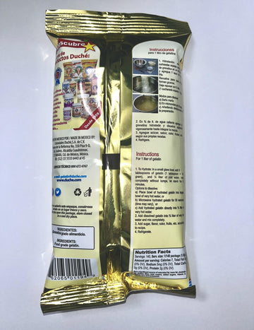 Duche Grenetina Sin Sabor, Unflavored Powder Gelatin 250g