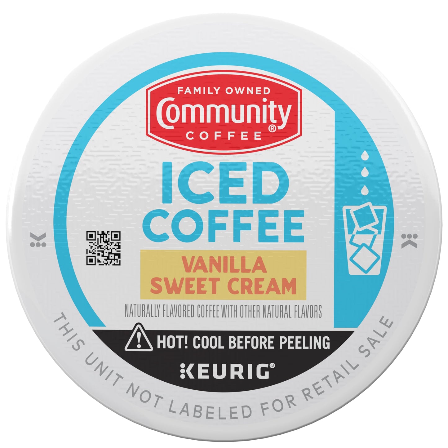 Community Coffee Vanilla Sweet Cream  10 Keurig Iced Coffee Pods  Dark Roast  Compatible with all K-Cup malt-inspired  10 Count (Pack of 1)