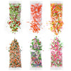 Easter Sprinkles For Cake Decorating, Cupcake, Cookies, Ice Cream Topper, 6 Packs Orange Sprinkles Green Sugar Pearls Candy, Six
