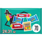 Jolly Rancher Assorted Fruit Flavored Halloween Candy Bag, 70 Count, 24.31 oz, Includes HARIBO and TWIZZLERS