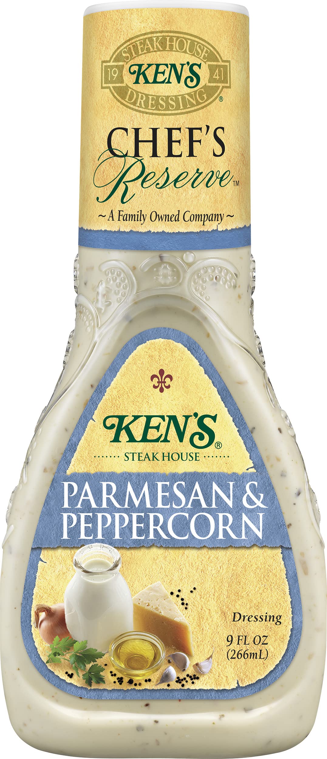 Ken'S Steak House Chef'S Reserve Parmesan Peppercorn Dressing (9 Fl Oz (Pack Of 9))