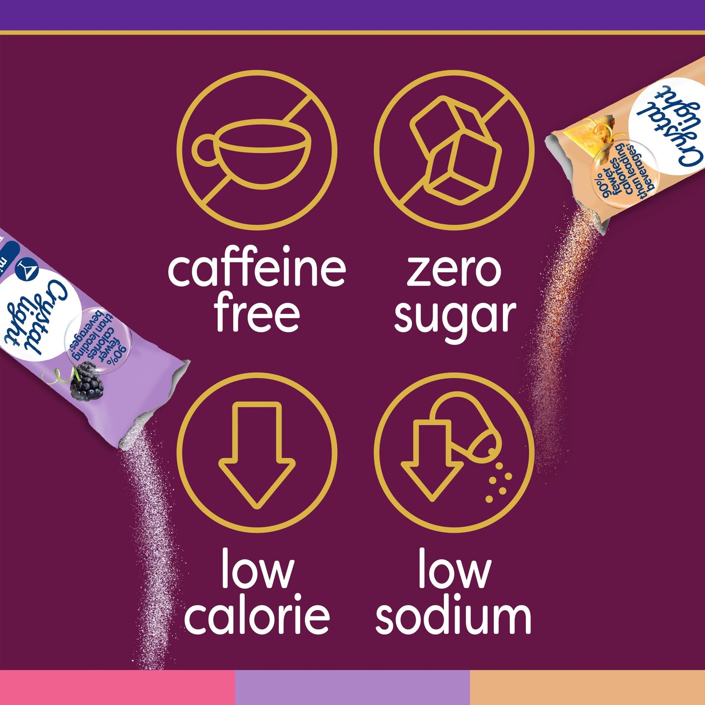 Crystal Light Mixology Variety Pack Powdered Drink Mix, 9 Single Serve Packets, 1.4 Ounce, Model 00043000093467