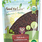 Food to Live Organic Black Quinoa, 8 Ounces - Non-GMO, Whole Grain, Sproutable, Kosher, Vegan, Sirtfood. Easy to Cook. Good Sour