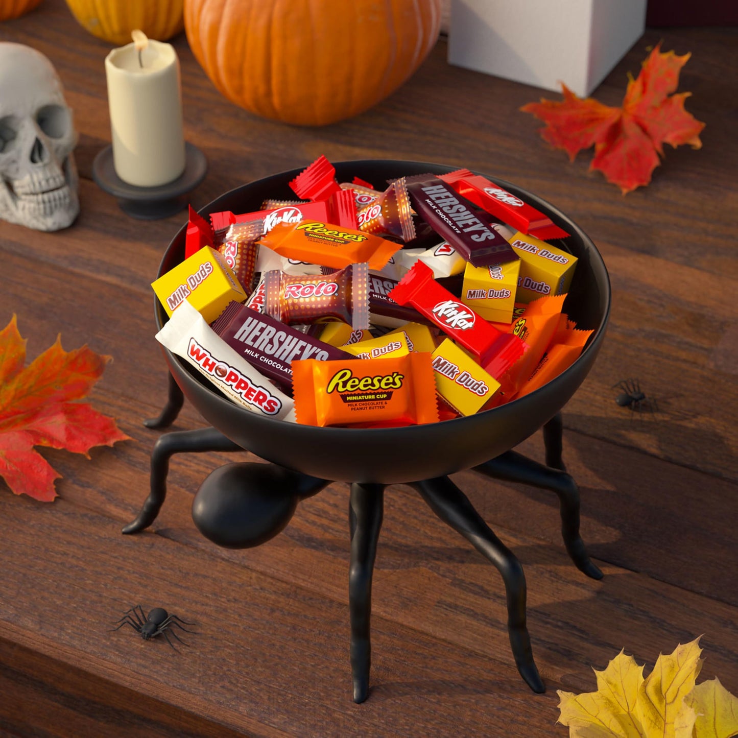 HERSHEYS Assorted Flavored  Halloween Candy Bulk Bag  51.03 oz (165 Pieces)