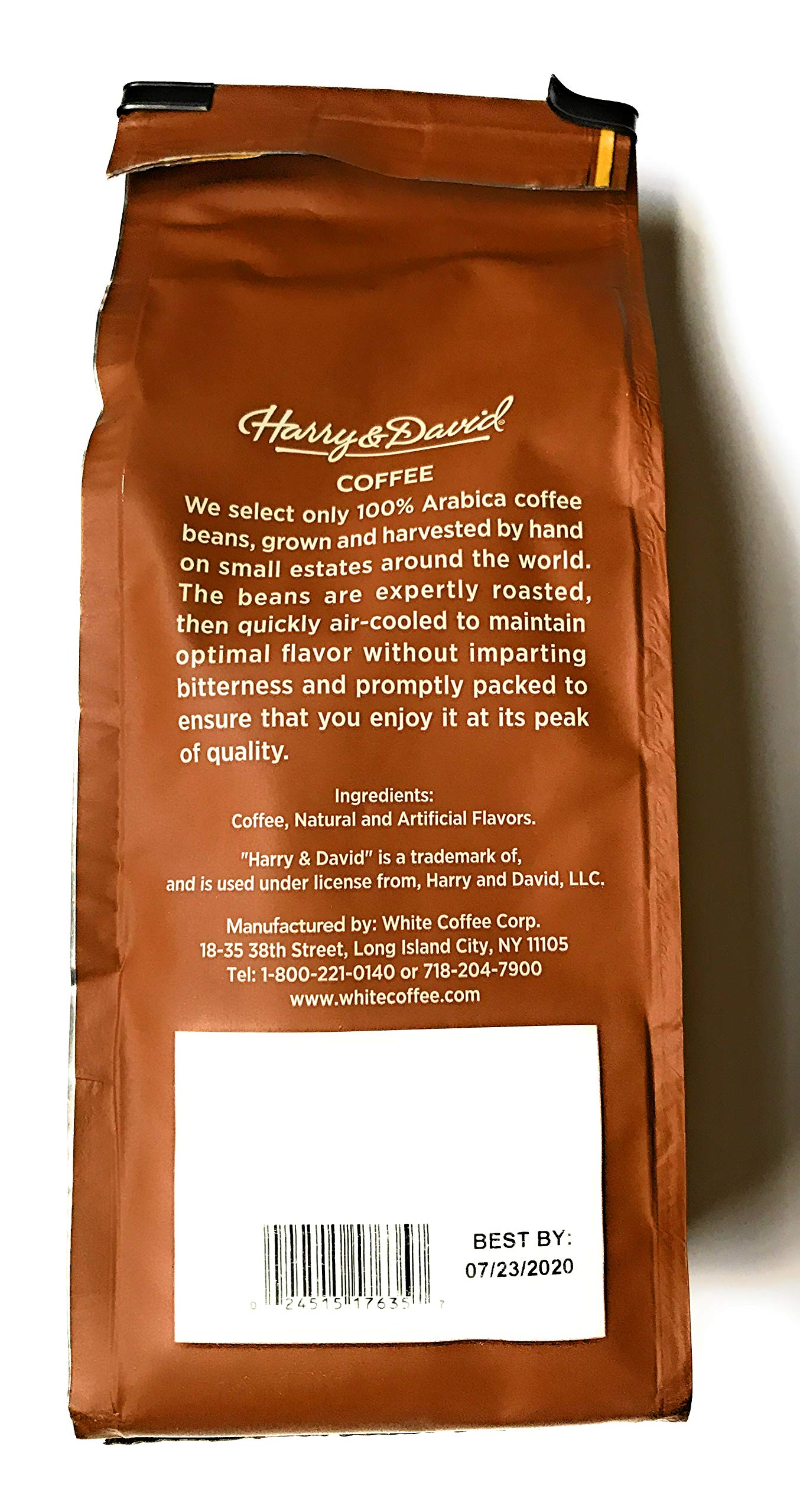 Harry & David Maple Vanilla Coffee - 12 Ounce Bag Of Ground Coffee