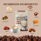 Mushroom Coffee with Coconut Creamer, 7 Mushroom and Ceylon Cinnamon Powder, Latte Mix | Lions Mane & Reishi for Immunity & Ene