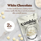 Cambie White Chocolate Melting Wafers, 2 lb, For Dipping & Baking