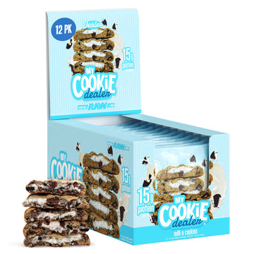 My Cookie Dealer Protein Cookies - 15g Protein, Individually Wrapped Snacks, 2.2oz (Pack of 12)