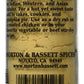 Morton & Bassett Ground Ginger, 2.1-Ounce Jars, Pack of 3, Model 00022118