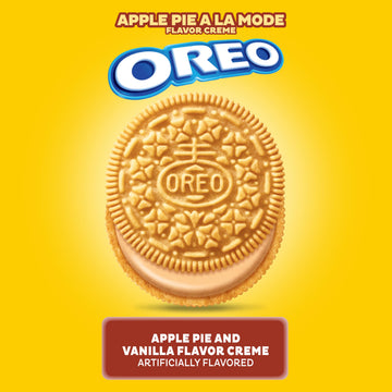 Oreo Limited Edition Apple Pie a la Mode Sandwich Cookies, 10.68 oz