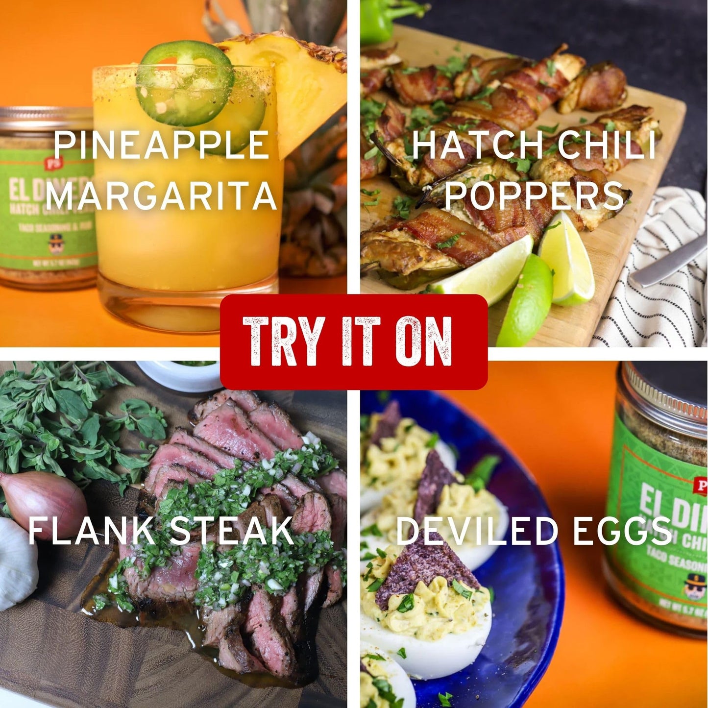 Ps Seasoning El Dinero Taco Seasoning Mix - Hatch Chili Verde And Jalapeno Blend, Dry Bbq Rub For Tacos, Beans, Casserole, Chicken, Pork, Beef - Mexican Seasoning Bbq Rub For Smoky Aroma And Grilling