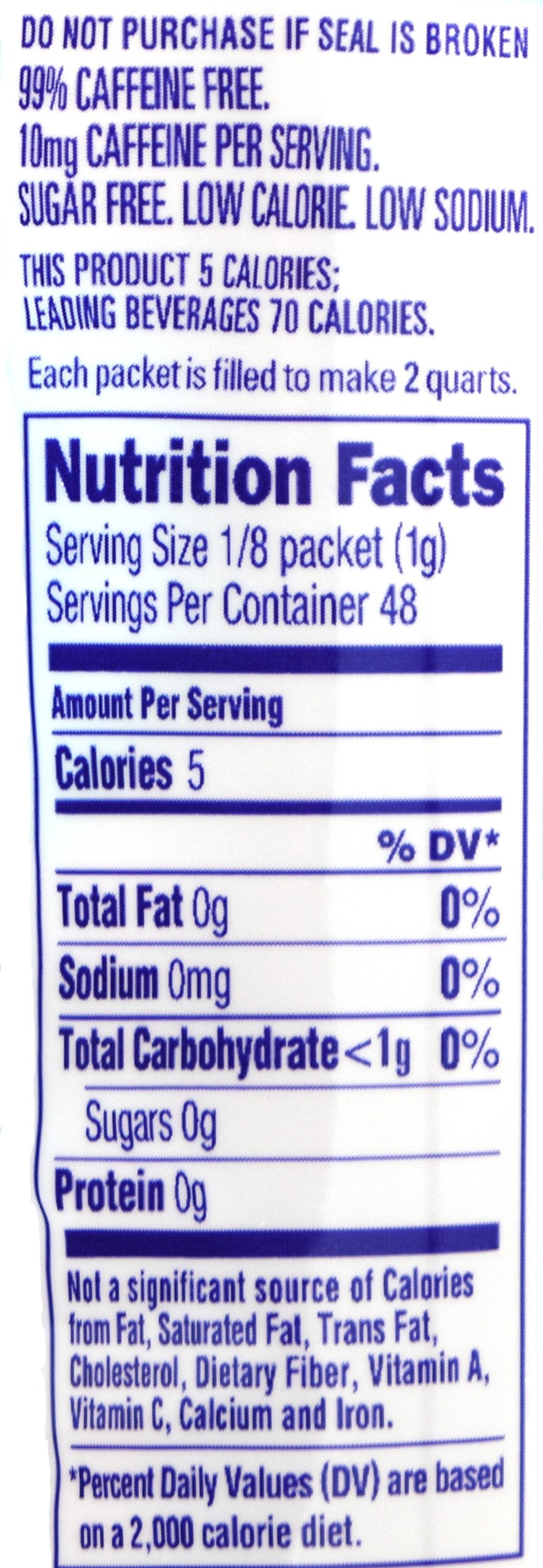 Crystal Light Sweet Tea, 12-Quart 1.56-Ounce Canister (Pack Of 6)