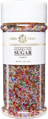 India Tree Confetti Sparkling Sugar, 7.5 oz Jar (Pack of 3)