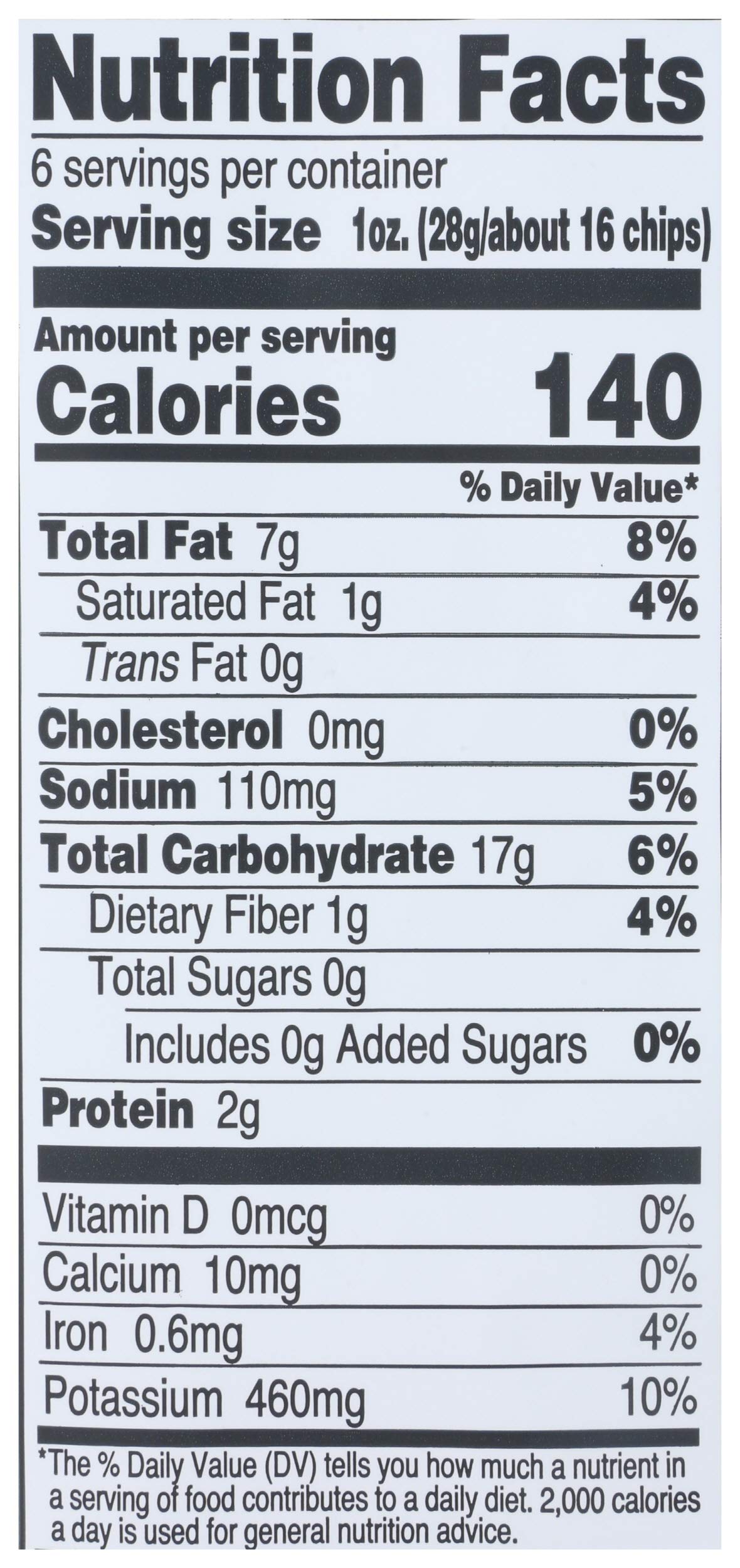 Uglies Snacks Original Sea Salt Potato Chips, 6 Oz