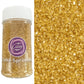 Sentovac Gold Sanding Sugar for Baking Edible Sparkling Sugar Sprinkles Coarse Sugar Crystals for Baking Topping Cake Cookie Cup