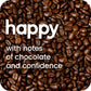 We Are Happy Medium Roast Coffee Pods, 10 Count, Notes of Chocolate, Compatible with K-Cup malt-inspired, Rainforest Alliance Certified