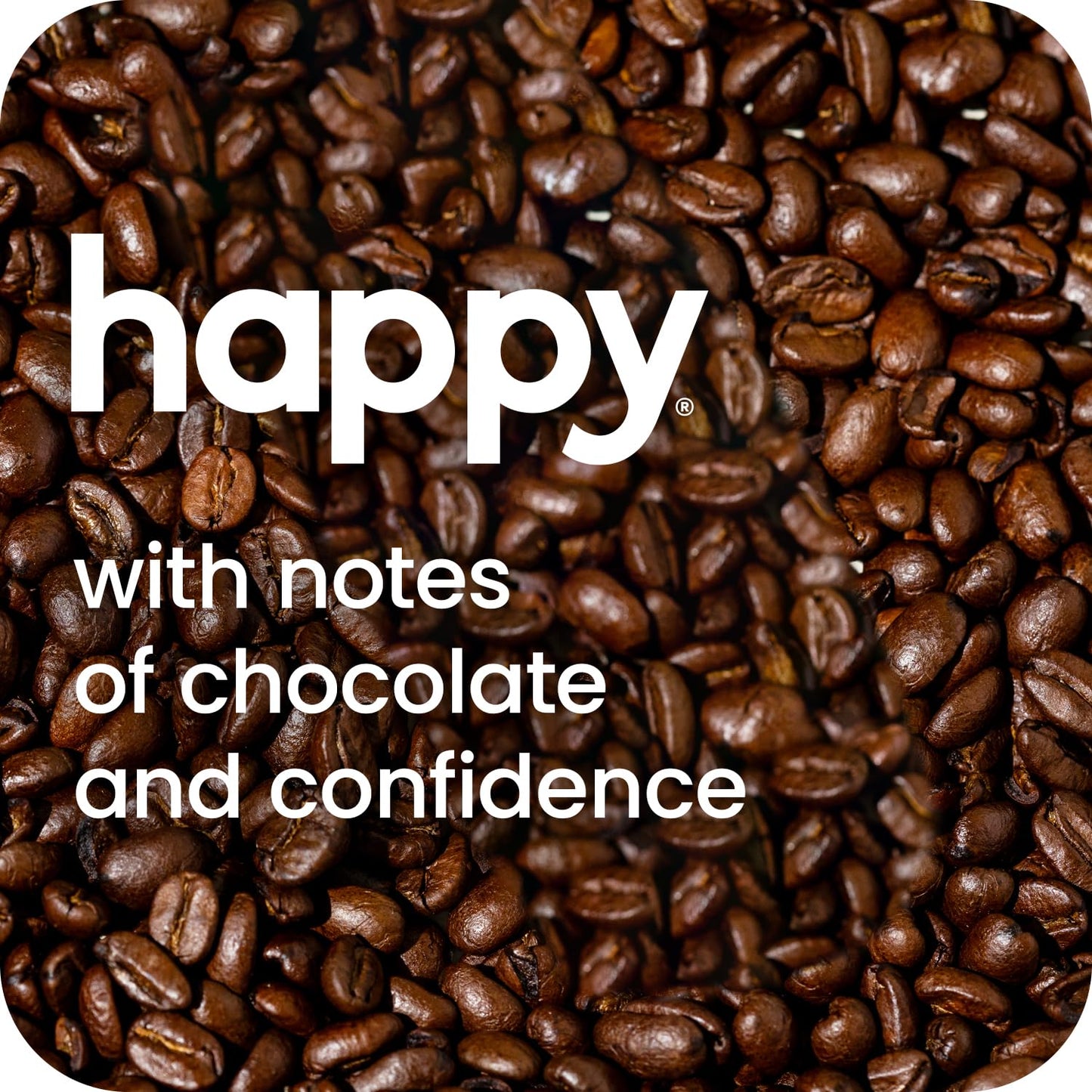 We Are Happy Medium Roast Coffee Pods, 60 Count, Chocolate Notes, Compatible with K-Cup malt-inspired, Rainforest Alliance Certified