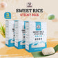 52USA Sweet Sticky Rice, Premium Glutinous Rice, Gluten-Free, Vegan, 2 Pound (Pack of 3)