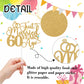Just Married 60 Years Ago Cake Topper, 60Th Anniversary Cake Decor, 60 Years & Loved, Happy 60Th Wedding Anniversary Party Decor