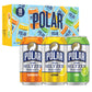 POLAR Seltzer Water Citrus Variety Pack, 12 fl oz Cans, 18 Pack, Model 10161317