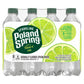 Poland Spring Sparkling Water, Zesty Lime, 16.9 oz. Bottles (8 Pack)